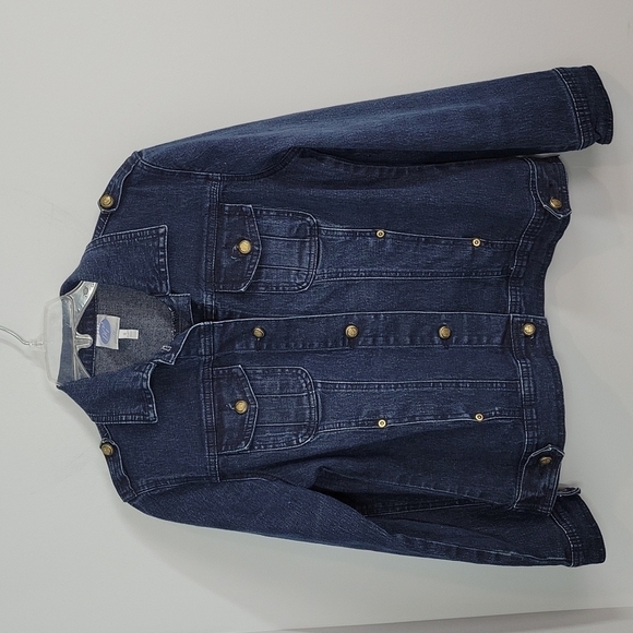 DG by Diane Gilman blue denim jacket Size Small - Picture 1 of 9